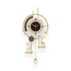 Relojes de Lujo 2026 Nuevo Modelo Reloj de Pared Estilo Vintage para Restaurante con Ciervo de la Suerte para Sala de Estar Uso en Casa Reloj de Pared Colgante Dropshipping