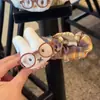 Grampo de Banana Estampado de Leopardo Gatinho Doce e Descolado para Meninas 2025 Novo Grampo Vertical Plissado Multicamadas para Rabo de Cavalo Grampo de Cabelo na Parte de Trás da Cabeça