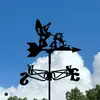 Explosiones Transfronterizas de Amazon Artesanías de Metal Pintura en Aerosol Decoración de Techos Veletas Adornos Arte de Hierro para Exteriores de Patio
