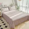 Sábana de cama auténtica 13376 de algodón puro, sábana de cama de ancho amplio 100% algodón, sábana de cama estampada de color liso, sábana de cama de algodón puro de alta calidad hecha a medida