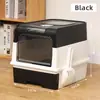 Amazon explosiones caja de arena para gatos extragrande cajón totalmente cerrado inodoro para gatos a prueba de salpicaduras desodorante fabricantes mayoristas