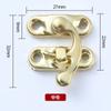 Hebilla de accesorios, gancho de cuerno de hierro, hebilla, caja de embalaje, caja de madera, cerradura, hebilla, gancho, hebilla, cerradura, caja de regalo, hebilla, gancho decorativo, cerradura