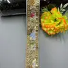 Bordado étnico estilo chino con cuentas y encaje, accesorios Hanfu, accesorios de bordado, fábrica de cortinas, en stock, venta al por mayor directa