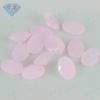 Huagang gema en forma de huevo vidrio de color piedra desnuda venta al por mayor multicolor ovalado anillo de vidrio joyería fábrica ventas directas