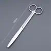 Tijeras rectas circulares de laboratorio, tijeras quirúrgicas de acero inoxidable para corte de tejido, enseñanza quirúrgica, anatomía, tijeras de belleza, tijeras para retirar suturas