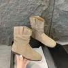 Botas Gruesas de Suela Plana para Mujer 2026 Primavera/Otoño Botines Nuevos Súper Calientes Botas Vaqueras Meilade Botas de Moda hasta Media Pantorrilla