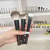 Conjunto de 9 Pincéis de Pelo de Raposa da Neve para Pó Solto, Contorno, Blush Angulado, Sombra para Olhos, Sombra para o Nariz, Aplicação de Cor, Trabalho de Detalhe, Pincéis de Cabelo Animal Cangzhou