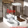 Envío Transfronterizo Dispensador de Agua para Gato Mascota, Plato de Comida para Perro, Alimentador de Agua de Gran Capacidad, Caja Alimentadora Automática Separada para Gato