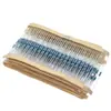 Pacote com 600 Resistores de Filme Metálico 1/4W Precisão 1% Resistência 10R-1M 30 Tipos Cada 20 Sacos Embalados