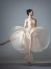 Vestido de Danza Clásica para Mujer Elegante Vestido de Gran Escala de 720 Grados Falda de Baile para Retrato Vestido Étnico de Danza Moderna
