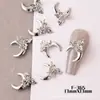 Nuevas Explosiones Accesorios para Uñas Usar Uñas Uñas Aleación Hueco Mini Tridimensional Mariposa Lazo Joyería Fábrica