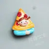 Novos desenhos animados sobremesa menina série resina geladeira adesivos decoração fábrica atacado decoração bonito geladeira adesivos