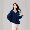 Roupa Zhengqi Te / Suéter de Gola V Super Macio Lavado Escovado de Lã de Caxemira 2026!