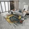 Tapete de Sala de Estar Loop Velvet Moderno Luxo Leve Estilo Simples Área Grande Tapete Inteiro para Mesa de Centro Tapete de Chão Tapete para os Pés Absorvente Antiderrapante