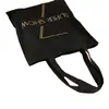 Bolsa de Lona Personalizada com Logo de Publicidade Estudantil Bolsa de Algodão para Compras Bolsa de Lona de Ombro Único Bolsa tipo Saco Pronta Customizada Bolsa de Lona