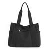 Bolsa de Lona para Mujer Bolso de Hombro de Moda Simple Casual para Viajar al Trabajo Bolso Grande para Compras Viajes Tote de Gran Capacidad