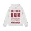 Nicho Mottled Letter Hooded Sweater Masculino Outono e Inverno Novo American Retro Casal Moda Nacional Hoodie Jaqueta Top