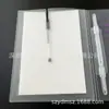 Carpeta de Tiras para Encuadernar Carpeta de Encuadernación de Dos Agujeros para Hojas Sueltas PP Grueso Esmerilado con Bolsillo para Tarjeta Carcasa para Libro de Hojas Sueltas B5 Prensado