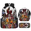 Fuente de Amazon Transfronteriza mochila de una pieza One Piece Mochila Escolar Estudiante Mochila de Luffy Bolso de Hombro Estuche para Lápices