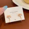 Pendientes de Dackel de Lunares Infantiles y Lindos para Mujer, Pendientes de Diseño Único de Nicho con Aguja de Plata, Pendientes Coloridos de Dibujos Animados para Estudiantes