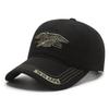 Boné de Baseball Bordado com Letras Moda Primavera e Outono Camuflado Meia Estrela Chapéu de Sol Esportivo Versátil