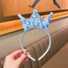 Princesa da menina grande coroa headband doce dupla face lantejoulas Coroa hairpin aniversário menina presente jóias
