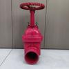 Válvula de Compuerta Operada por Palanca Ranurada Z81X con Sello Suave, Alto Rendimiento de Sellado, Interruptor de Compuerta Operado por Palanca, Sello Suave Especial para Combate de Incendios, Antifugas Revestida de Goma