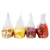 Bolsas para Conservar Alimentos con Cierre de Cremallera Deslizante para Frutas y Verduras, Bolsas Gruesas de Grado Alimenticio para Congelador con Cierre Ziplock para el Hogar