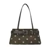 Colección Retro 2026 nueva: bolsa tote simple y versátil, bolso de hombro y bolso de axila, con un diseño de nicho estilo coreano con modernos estampados de lunares
