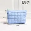 Bolsa de Maquillaje Multifuncional de Color Sólido Bolsa de Tocador de Viaje Gran Capacidad para Polveras Cuadrícula Cuadrada Herramientas de Cosmética Bolsa con Almacenamiento por Zonas
