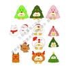 Dibujo animado navideño animal cerdo muñeco de nieve árbol de Navidad pato adorable micropaisaje árbol de Navidad adornos de nieve accesorios de bola de cristal