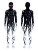 Disfraz de Jumpsuit Demonio del Árbol para Niños de Halloween con Capucha de Horror Disfraz de Cosplay Disfraz para Fiesta de Pascua