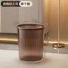 Cubo de basura doméstico Sala de estar Cocina Tamaño grande Anillo de presión Papelera Baño Inodoro Cubo de basura sin tapa de plástico Gran capacidad