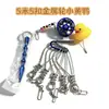Dispositivo de Bloqueo para Peces Grandes, Carpa Cabezona, Ammonoforma Blanca, Patito Amarillo Pequeño, Cuerda de Control de Peces, Hebilla de Bloqueo, Pinza de Control de Peces, Pinza de Acero Inoxidable para Peces Vivos