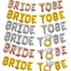 Traje de globo para novia en oro rosa con propuesta transfronteriza. Decoración de boda para novia. Carta con traje de globo.