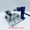 Soporte para Máquina Dental con Asistencia de Grabado, Taladro de Banco Mini Multifuncional para Taladrado y Fresado para Nivelación, Limpieza de Fondos, Corte, Rectificado y Taladrado de Cuentas Redondas