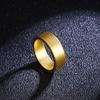 Anillo de oro arenoso estilo simple para hombre y mujer, pulsera esmerilada versátil, joyería transfronteriza, Accesorios Yiwu Al por Mayor