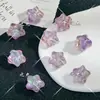 20mm crema dulce viento cinco puntas estrella tridimensional pintura al óleo degradado estrellas DIY pulsera collar de cuentas hecho a mano material