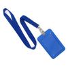Porta credencial Lanyard Corto Porta Tarjetas Teléfono Móvil Identificación Estudiantil Alta Calidad Unisex Lanyard Azul Control de Acceso