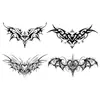 Sm Atrezo Sexy Succubus Pegatinas de Tatuaje Herbales Femeninas Alas de Mariposa Pegatinas de Tatuaje Productos para Adultos Dropshipping