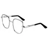 Gafas de Sol Versátiles Clásicas para Mascotas Teddy Tendencia Accesorios para Gafas Cuadradas Grandes 8.5cm Gafas de Sol Metálicas para Mascotas