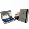 Transfronterizo en stock que cambia de color PU cuero tacto piel correa multicolor funda para pasaporte etiqueta de equipaje traje multifunción bolsa tarjetero para pasaporte