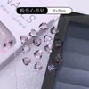 Populares Accesorios de Uñas Artísticas Hielo Transparente con Pedrería Irregular de Base Puntiaguda, Pedrería Gruesa para Uñas Artísticas con Forma de Corazón Deslumbrante de Ángulo Recto Azúcar Helado, Accesorios para Uñas