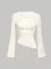 Ruiyou 2026 Tienda en Línea Independiente Transfronteriza Otoño/Invierno Comercio Exterior Camiseta de Manga Larga Estilo Europeo y Americano Color Sólido Camiseta Básica Elástica