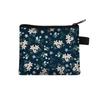 Nova Carteira de Moedas Floral Feminina Portátil Bolsa de Cartão Bolsa de Armazenamento de Moedas Chaves Moeda Moeda Moeda Moeda Bolsa de Moedas Bolsa de Cartão Bolsa Quadrada Pequena