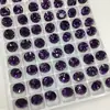 Rhinestones para Uñas Huashiyue Imitación 8mm Fondo Plano, Cristal K9 Súper Brillante Corte 33 para Uñas y Accesorios de Aretes al por Mayor