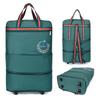 Moda dobrável bagagem grande capacidade universal roda saco de viagem 158 bagagem despachada aérea saco de mudança reboque