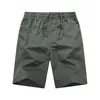 Shorts de Trabalho Masculino de Verão, Calças Casuais Respiráveis, Calças de Praia, Calças Khaki Soltas de Comprimento Médio, Roupas Masculinas da Moda