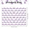 Papel Perlado Temática Navideña Wx-Morado 17g Papel de Envoltura a Prueba de Humedad para Dulces de Regalo Decoración de Árbol de Navidad Papel de Seda