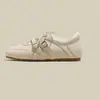 Sapatos Casuais de Couro Estilo Retrô de Nicho, Novidade Primavera 2026 Sapatos de Treino Alemães Estilo Ballet, Sapatilhas Confortáveis com Solado Macio